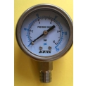  High temperature corrosion stainless steel pressure gauge