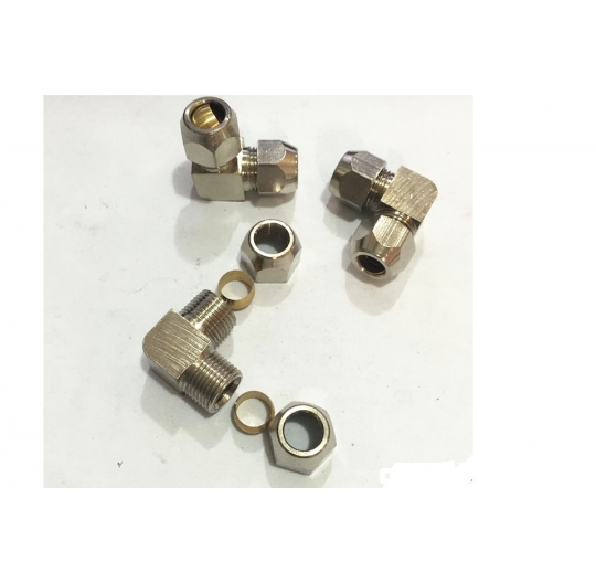  nickel-plated pneumatic fittings elbow push-in joint L type
