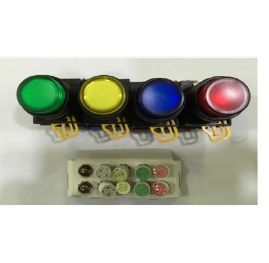  22MM manual reset full protection cover LED button switch